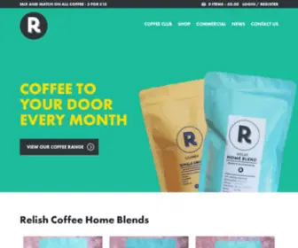 Relishcoffee.com(Relish Coffee) Screenshot