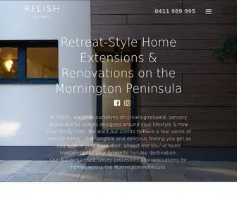 Relishhomes.com.au(Luxury Home Builders) Screenshot