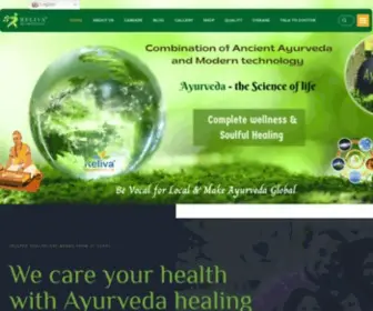 Relivawellness.com(Modern Ayurveda I Herbal products I Health I Wellness I Beauty I Vedic Healing I Authentic Ayurvedic Medicine) Screenshot