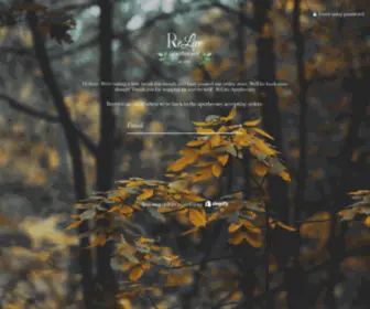 Reliveapothecary.com(ReLive Apothecary) Screenshot