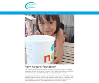 RelivKalogrisfoundation.org(Reliv International) Screenshot