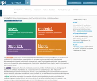 Reliwerk.de(Rpi-virtuell auf einen Blick) Screenshot