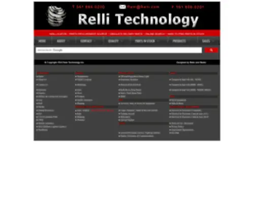 Rellitechnology.com(NSN LOCATOR) Screenshot