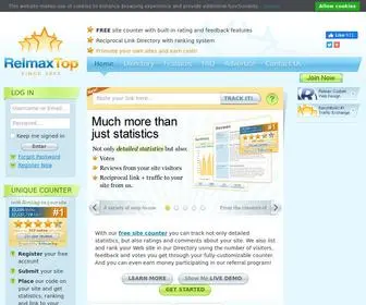 Relmaxtop.com(Web site hits counter) Screenshot