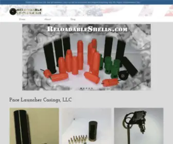 Reloadableshells.com(Pace Launcher Casings) Screenshot