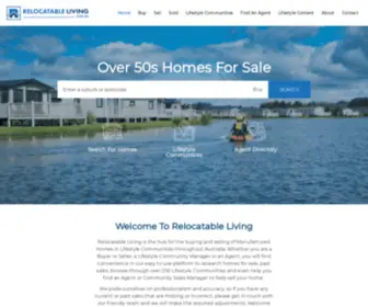 Relocatableliving.com.au(Relocatable Living) Screenshot