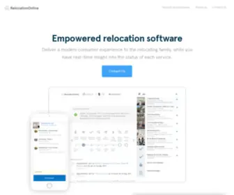 Relocationonline.com(Relocation Management Software) Screenshot