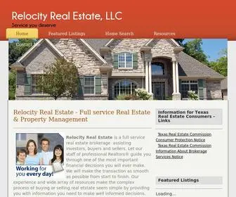 Relocityrealestate.net(Fort Worth Texas Homes for Sale) Screenshot