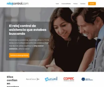 RelojControl.com(Reloj control de asistencia online en Chile y Perú) Screenshot