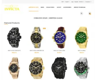 Relojesinvicta.es(Tienda Relojes invicta España) Screenshot