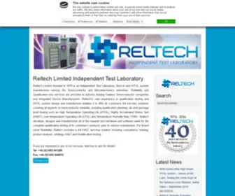 Reltech.co.uk(Reltech Limited Independent Test Laboratory) Screenshot