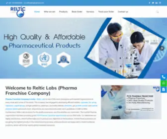 Relticlabs.com(Best Pharma Company in India) Screenshot