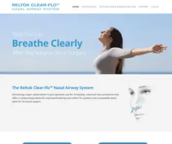 Reltok.com(Nasal Airway System) Screenshot