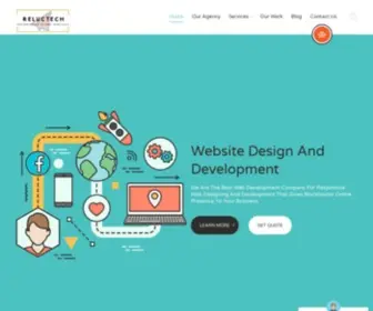 Reluctech.com(Digital Marketing Company in Udaipur) Screenshot