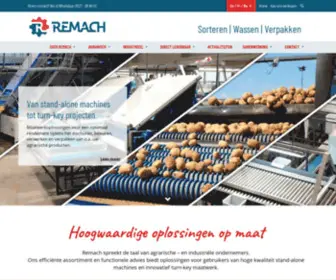 Remachbv.nl(Remach bv) Screenshot