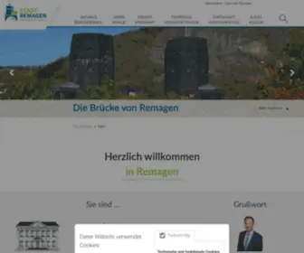 Remagen.de(Willkommen in Remagen) Screenshot
