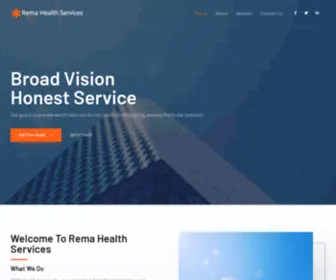 Remahealthservices.org(Rema Health Services) Screenshot