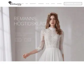 Remanns.se(Brudklänningar Göteborg) Screenshot