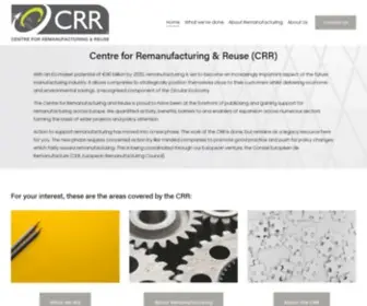 Remanufacturing.org.uk(Centre for Remanufacturing and Reuse) Screenshot