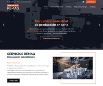 Remaq.mx(Servicios REMAQ Maquinados Industriales) Screenshot