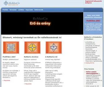 Remarco.hu(Profittárs 2007) Screenshot