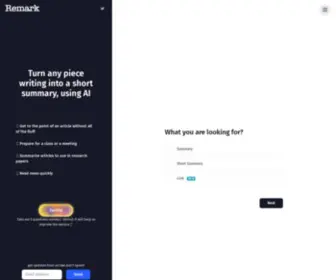 Remarkapp.io(Remarkapp) Screenshot