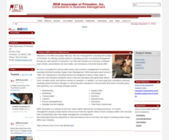 Remassoc.com(REM Associates of Princeton) Screenshot