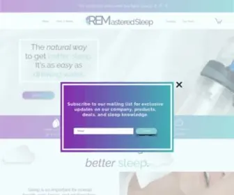 Remasteredsleep.com(Introducing the world's first water bottle) Screenshot