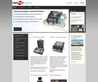 Rematek.com(Advanced products and services for the electronic test industry) Screenshot