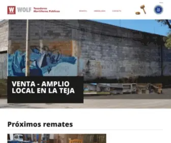 Remateswolf.com.uy(Remates Wolf) Screenshot