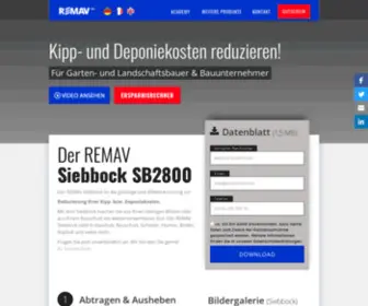 Remav.de(Siebanlagen Brecher Trommelsieb) Screenshot