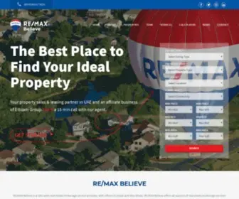 Remax-Believe-AE.com(Omnius Estate Services in Abu Dhabi) Screenshot