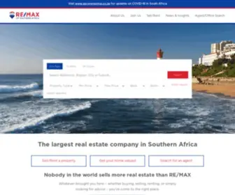 Remax.co.za(Of Southern Africa) Screenshot