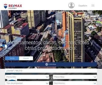 Remax.co(RE/MAX Colombia) Screenshot