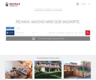 Remax.com.ar(Encontrá Casas y Departamentos en Venta y Alquiler. Tu próxima Propiedad está en RE/MAX) Screenshot