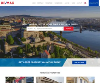 Remax.hu(Estate Agents in Hungary) Screenshot