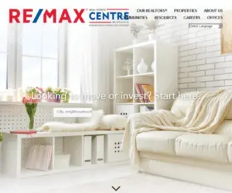 Remaxcentre.ca(RE/MAX Real Estate Centre Inc) Screenshot