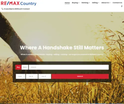 Remaxcountry.com.au(RE/MAX Country) Screenshot