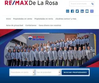 RemaxDelarosa.com(Bienvenido a Re/Max De La Rosa) Screenshot