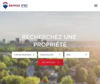 RemaxDici.com(Propriétés et maisons à vendre) Screenshot