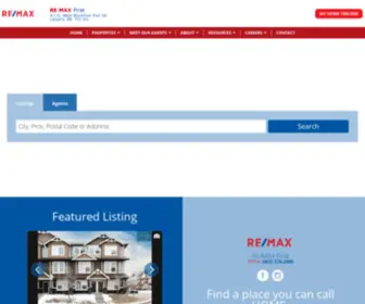 Remaxfirstcalgary.ca(Search for Properties in Calgary) Screenshot