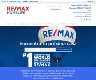 Remaxhl.com(Bienvenido a HOMELIFE) Screenshot