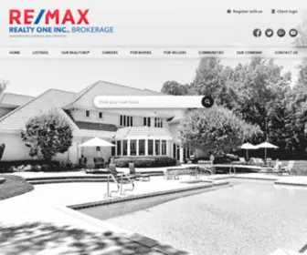 Remaxrealtyoneinc.com(RE/MAX Realty One Inc. is the leading provider of Mississauga real estate. Call (905)) Screenshot