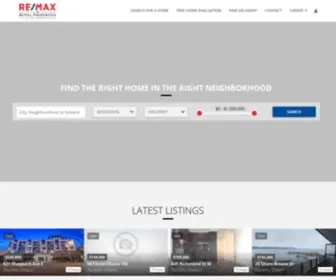 Remaxroyal.ca(RE/MAX Royal Properties) Screenshot