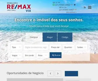 Remaxvix.com.br(RE/MAX VIX) Screenshot