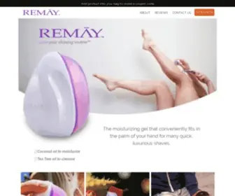 Remayshave.com(REMAY® Shave Gel Bars USA) Screenshot