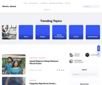 Rembojaiswal.com(Rembo Jaiswal) Screenshot