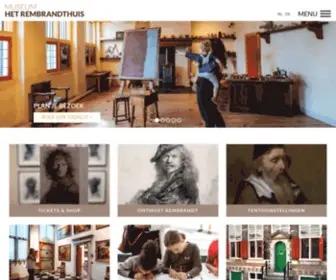 Rembrandthuis.nl(Museum het Rembrandthuis) Screenshot