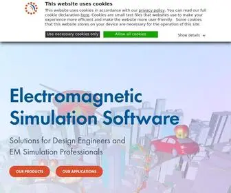 Remcom.com(Electromagnetic Simulation Software & EM Modeling) Screenshot