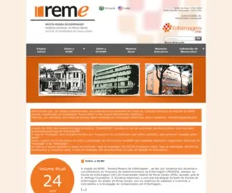 Reme.org.br(Revista Mineira de Enfermagem) Screenshot